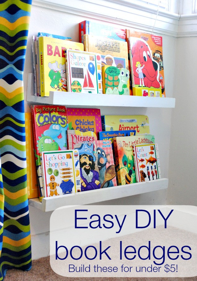 Best ideas about DIY Toddler Bookshelf
. Save or Pin DIY book shelf ledges Easy inexpensive and AWESOME Now.