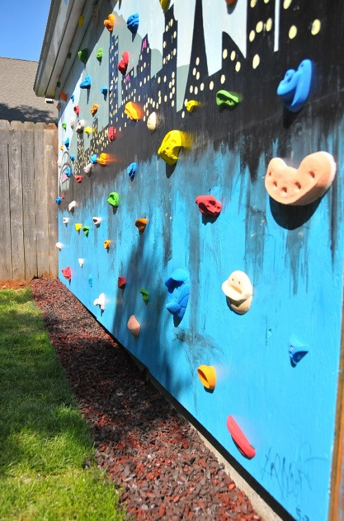 Best ideas about DIY Toddler Climbing Wall
. Save or Pin DIY Backyard Climbing Wall Now.