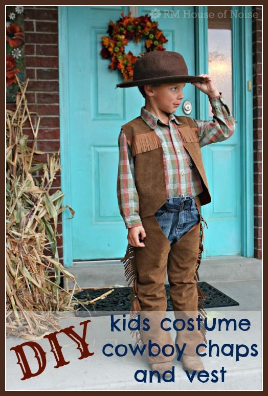 Best ideas about DIY Toddler Cowboy Costume
. Save or Pin DIY Kids Costume Cowboy Chaps and Vest Now.