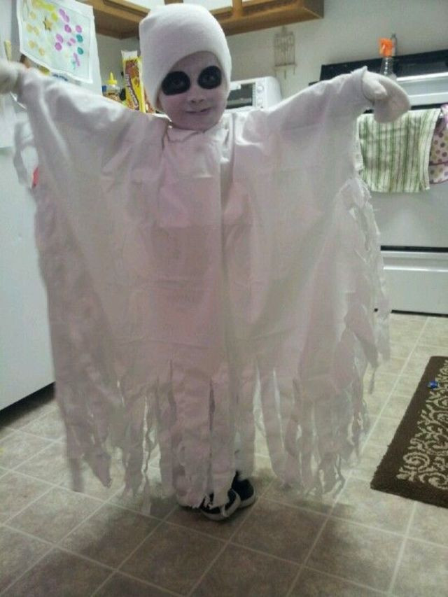 Best ideas about DIY Toddler Ghost Costume
. Save or Pin 11 ridiculously easy Halloween costumes using only a bedsheet Now.