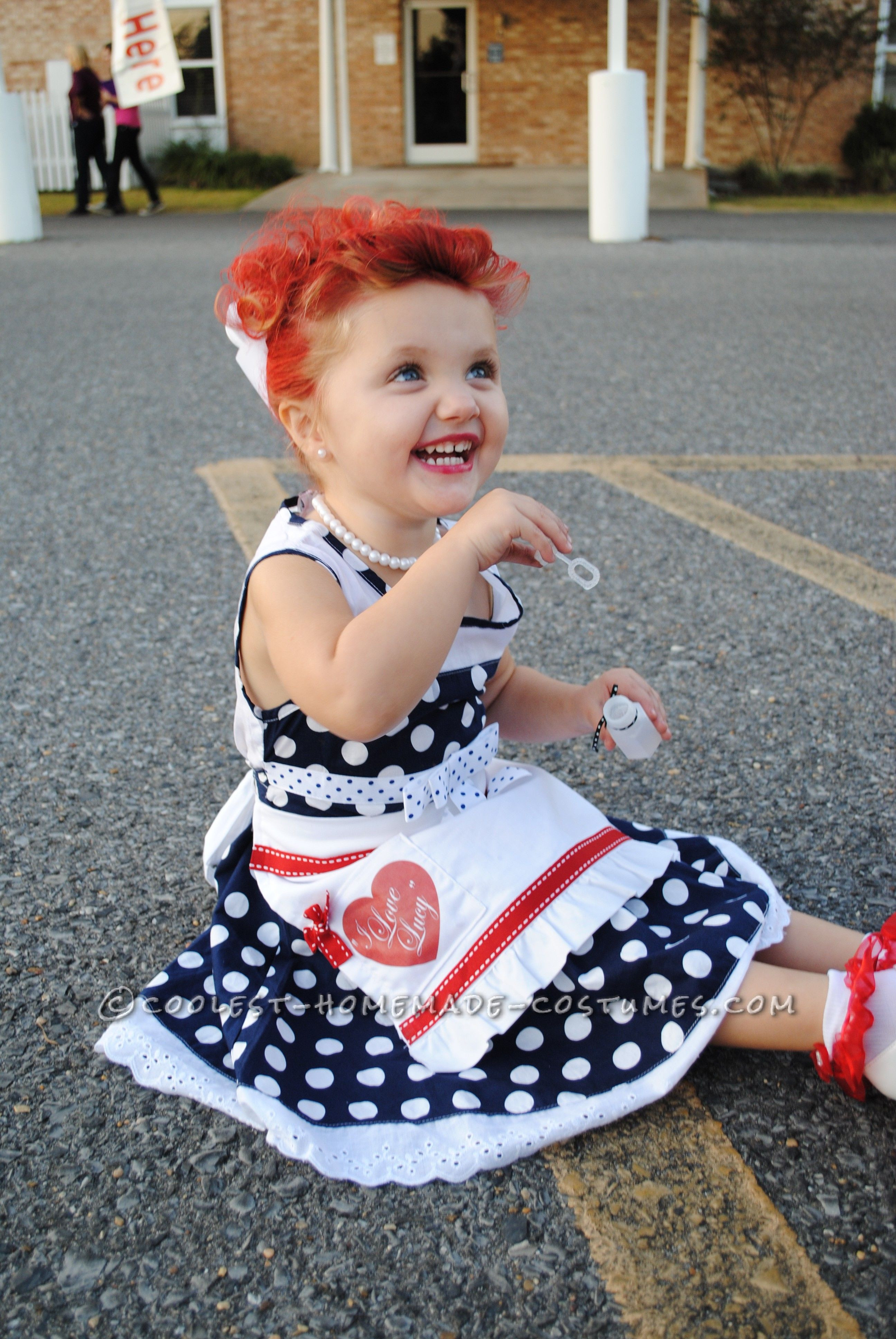 Best ideas about DIY Toddler Halloween Costumes
. Save or Pin Adorable "I Love Lucy" Homemade Costume for a Toddler Now.