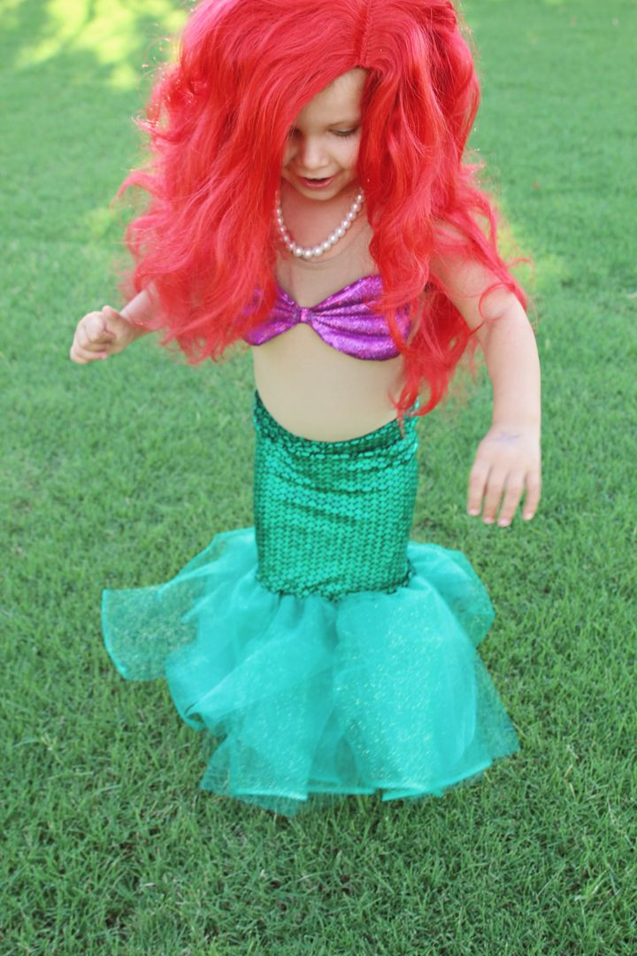 Best ideas about DIY Toddler Mermaid Costume
. Save or Pin DIY Little Mermaid Costume Tutorial Part II Two Bobbins Now.