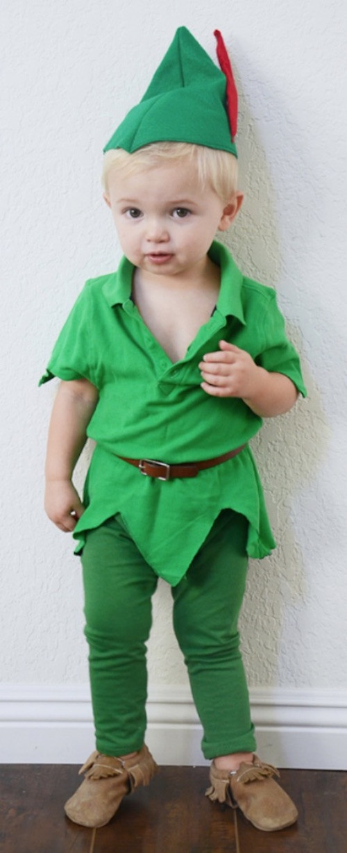 Best ideas about DIY Toddler Peter Pan Costume
. Save or Pin 30 Quick & Easy DIY Halloween Costumes For Kids Boys Now.