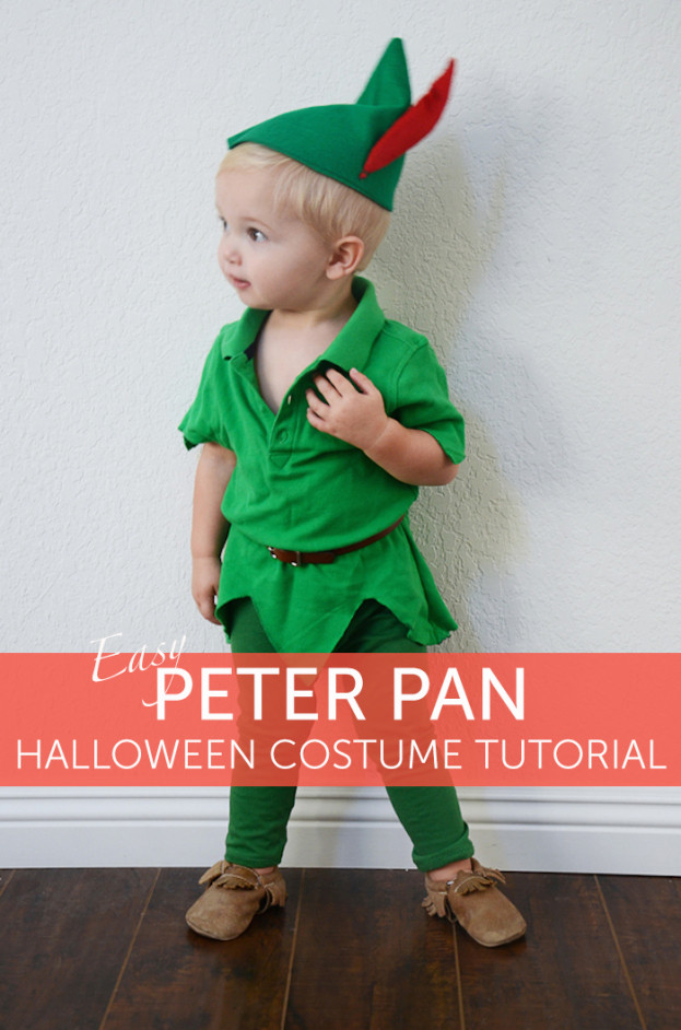 Best ideas about DIY Toddler Peter Pan Costume
. Save or Pin DIY Peter Pan Halloween Costume for Kids Now.