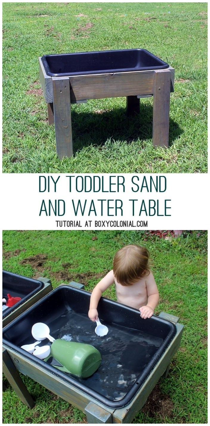 Best ideas about DIY Toddler Table
. Save or Pin DIY Toddler Water Table from Recycled Wood The Backyard Now.