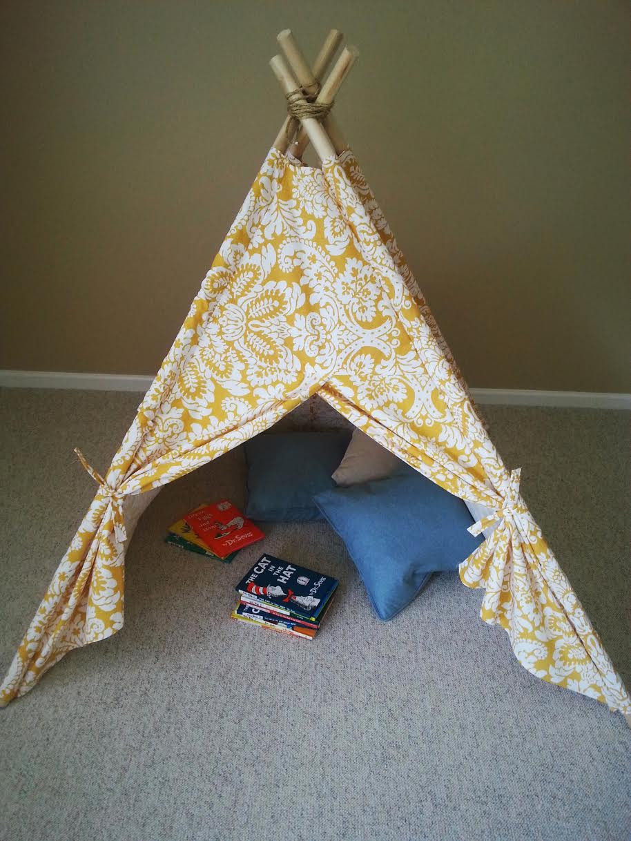 Best ideas about DIY Toddler Teepee
. Save or Pin DIY Kids Teepee Tent Tutorial Now.