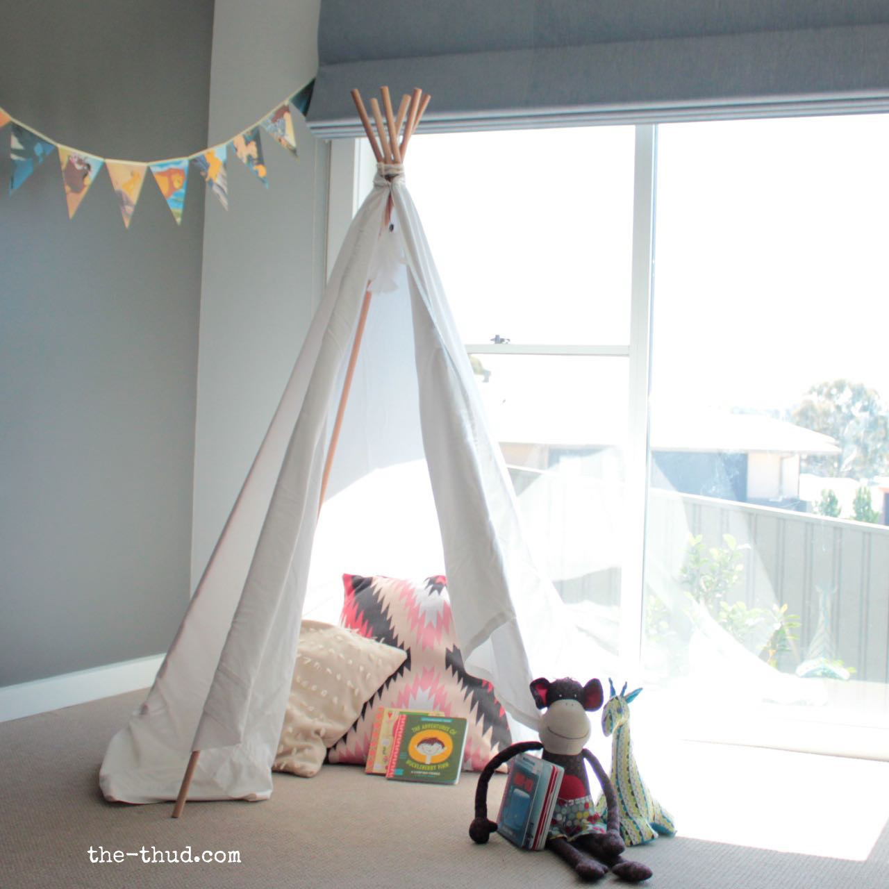 Best ideas about DIY Toddler Teepee
. Save or Pin DIY Kids Teepee The Thud Now.