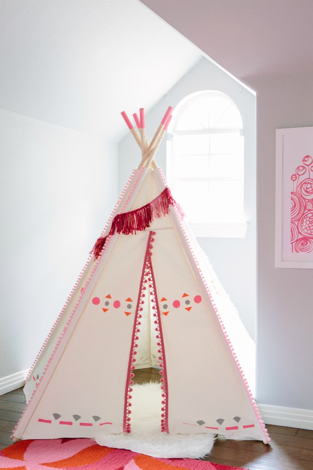 Best ideas about DIY Toddler Teepee
. Save or Pin Simple Yarn Garlands Now.