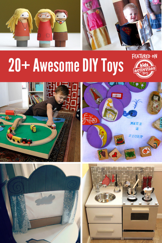Best ideas about DIY Toddlers Toys
. Save or Pin 20 Awesome DIY Toys to Make for Your Kids Now.