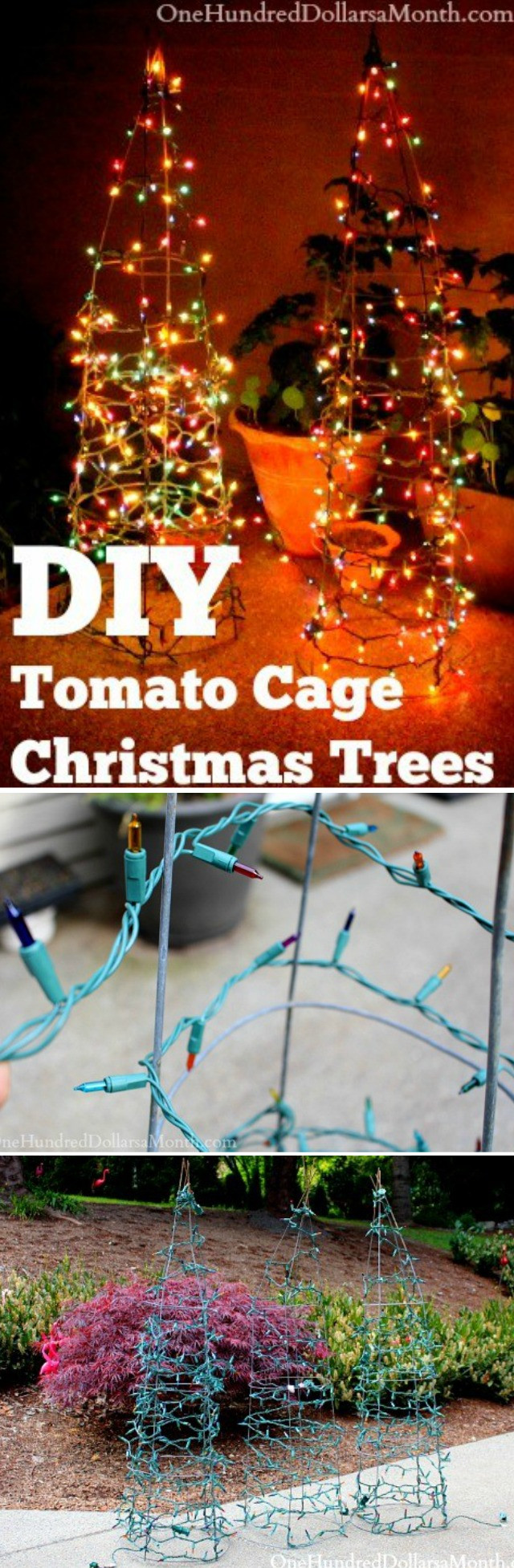 Best ideas about DIY Tomato Cage Christmas Tree
. Save or Pin DIY Tomato Cage Christmas Trees e Hundred Dollars a Month Now.