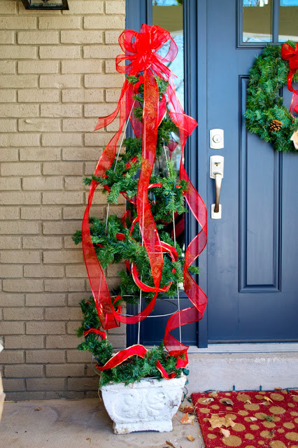 Best ideas about DIY Tomato Cage Christmas Tree
. Save or Pin Christmas Holiday DIY tomato cage decor Now.