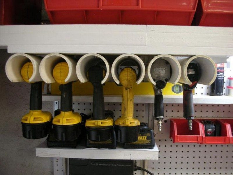 Best ideas about DIY Tool Organizer
. Save or Pin Genius tricks to organize your home with leftover PVC Now.