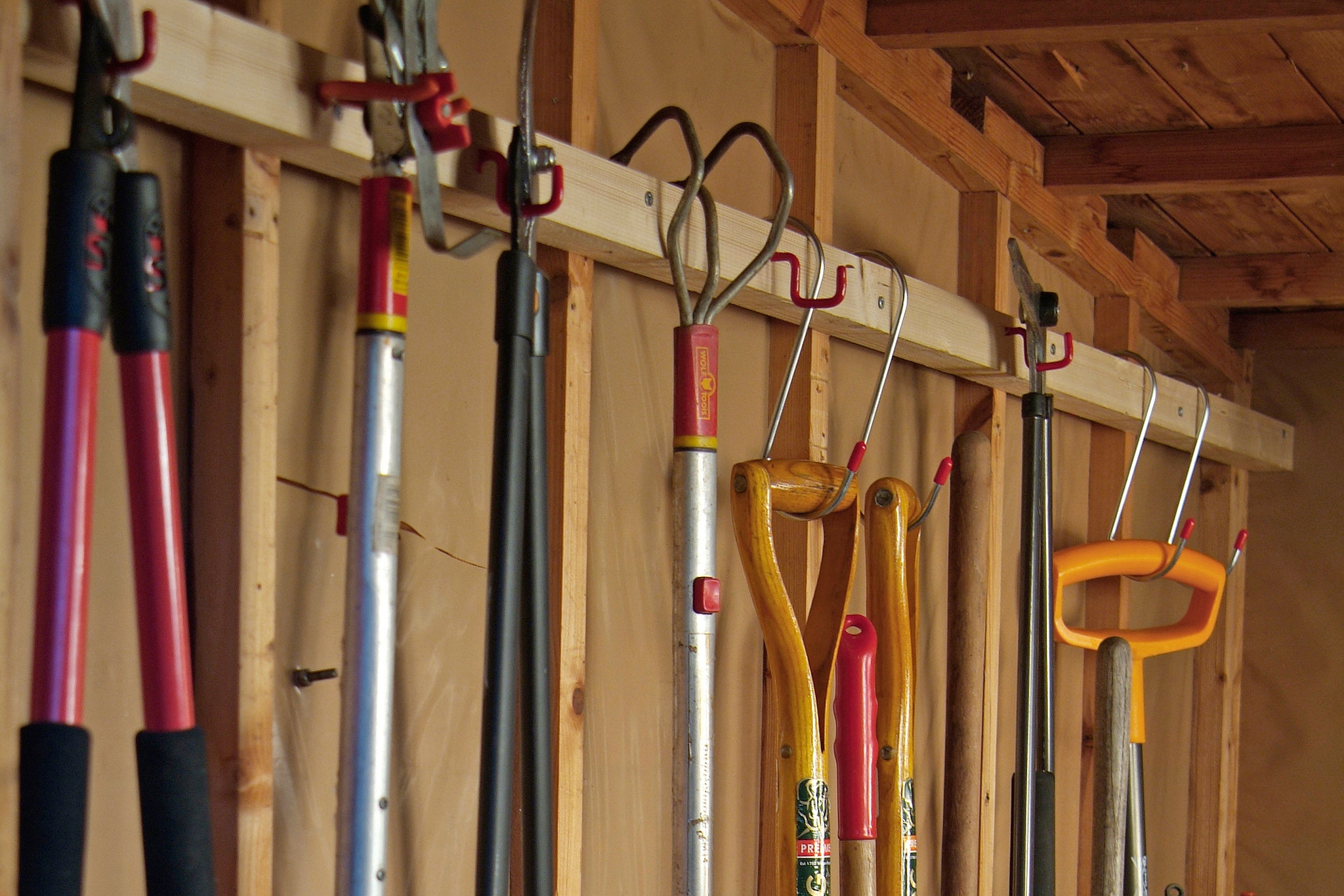 Best ideas about DIY Tool Rack
. Save or Pin Make a garden shed tool rack Now.