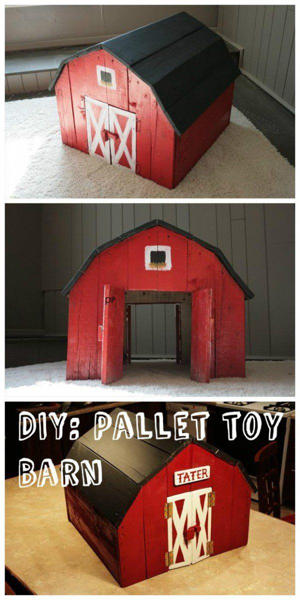 Best ideas about DIY Toy Barn Plans
. Save or Pin DIY pallet toy barn Rustic Pallet Furniture Now.