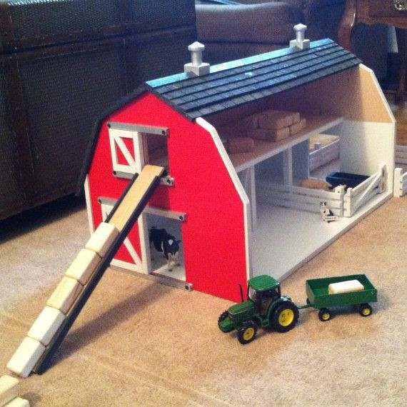 Best ideas about DIY Toy Barn Plans
. Save or Pin Children s toy wooden barn by StockwellCreek on Etsy Now.