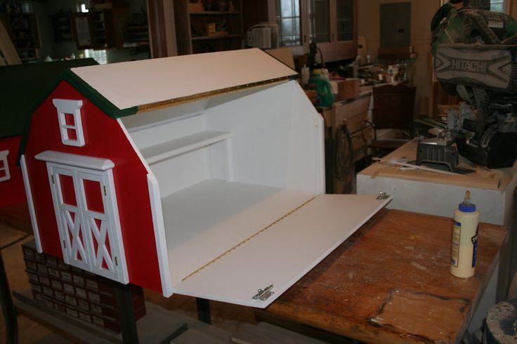 Best ideas about DIY Toy Barn Plans
. Save or Pin With instructions for This toy chest looks like a barn DIY Now.