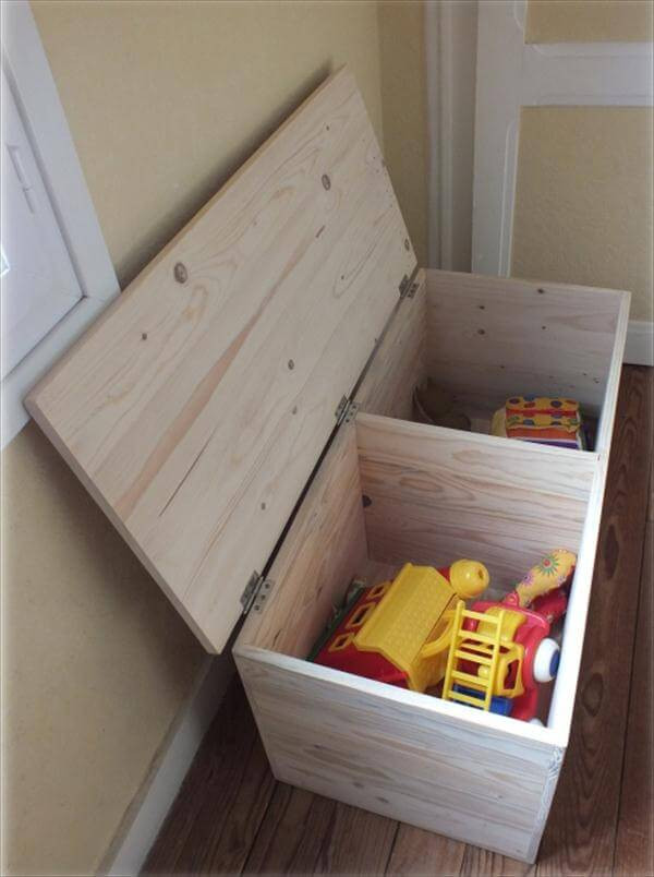 Best ideas about DIY Toy Box
. Save or Pin DIY Pallet Storage Box Pallet Chest Now.