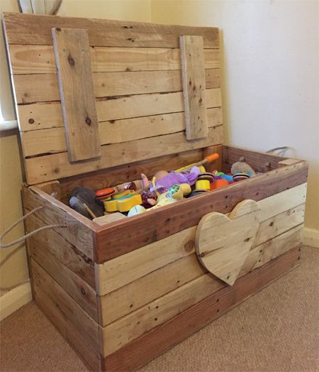 Best ideas about DIY Toy Box
. Save or Pin HOME DZINE Home DIY Toy Box made from Pallet Wood Now.