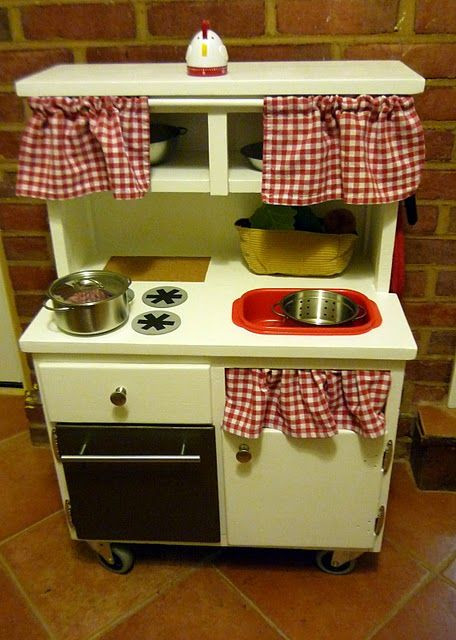 Best ideas about DIY Toy Kitchen
. Save or Pin Another cute homemade play kitchen Play spaces Now.