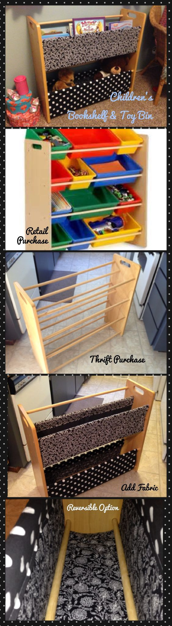 Best ideas about DIY Toy Organizer
. Save or Pin DIY Children s Bookshelf & Toy Bin Made from an old Now.