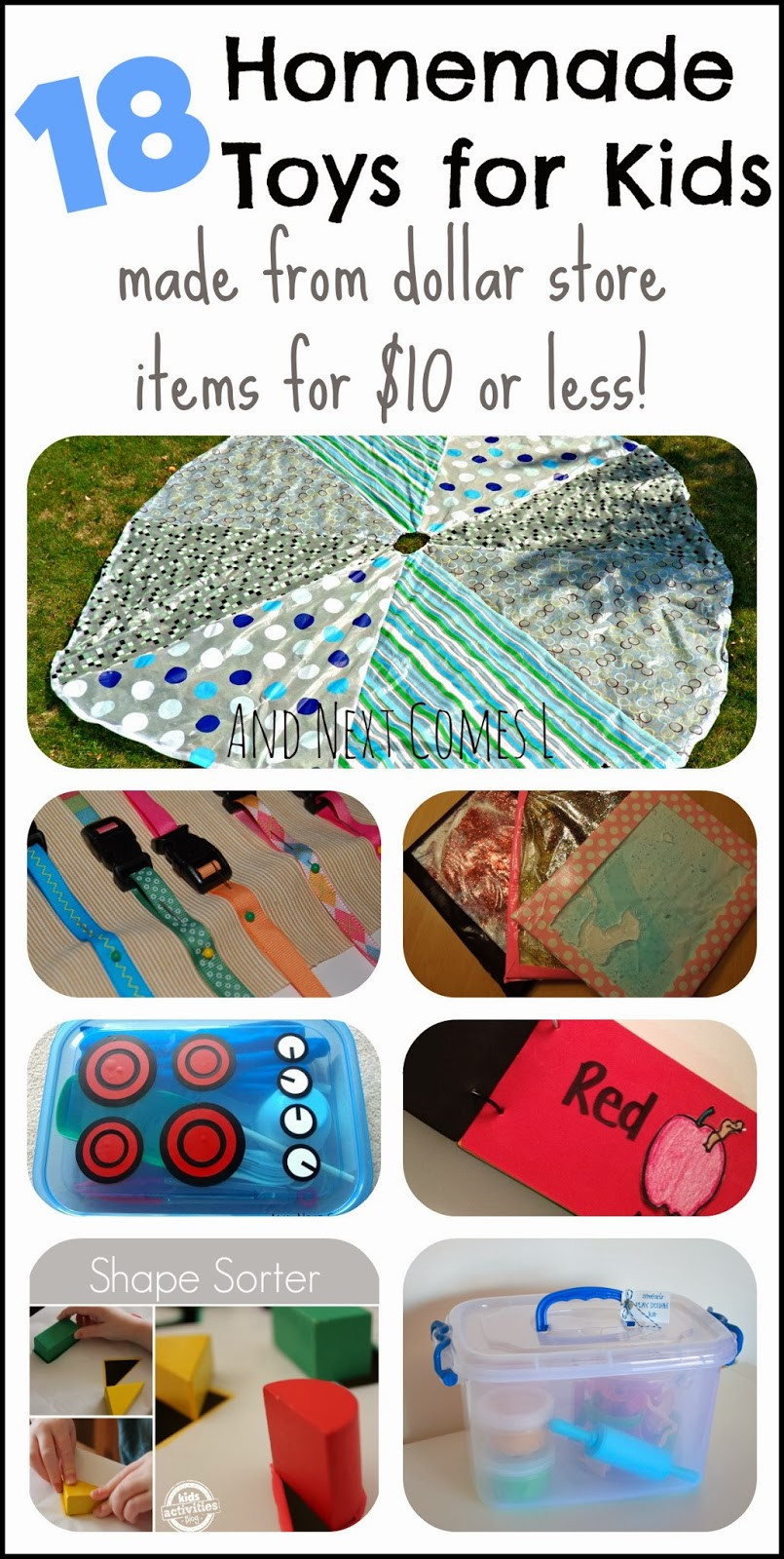 Best ideas about DIY Toys For Kids
. Save or Pin 18 Homemade Toys for Kids Made from Dollar Store Items Now.