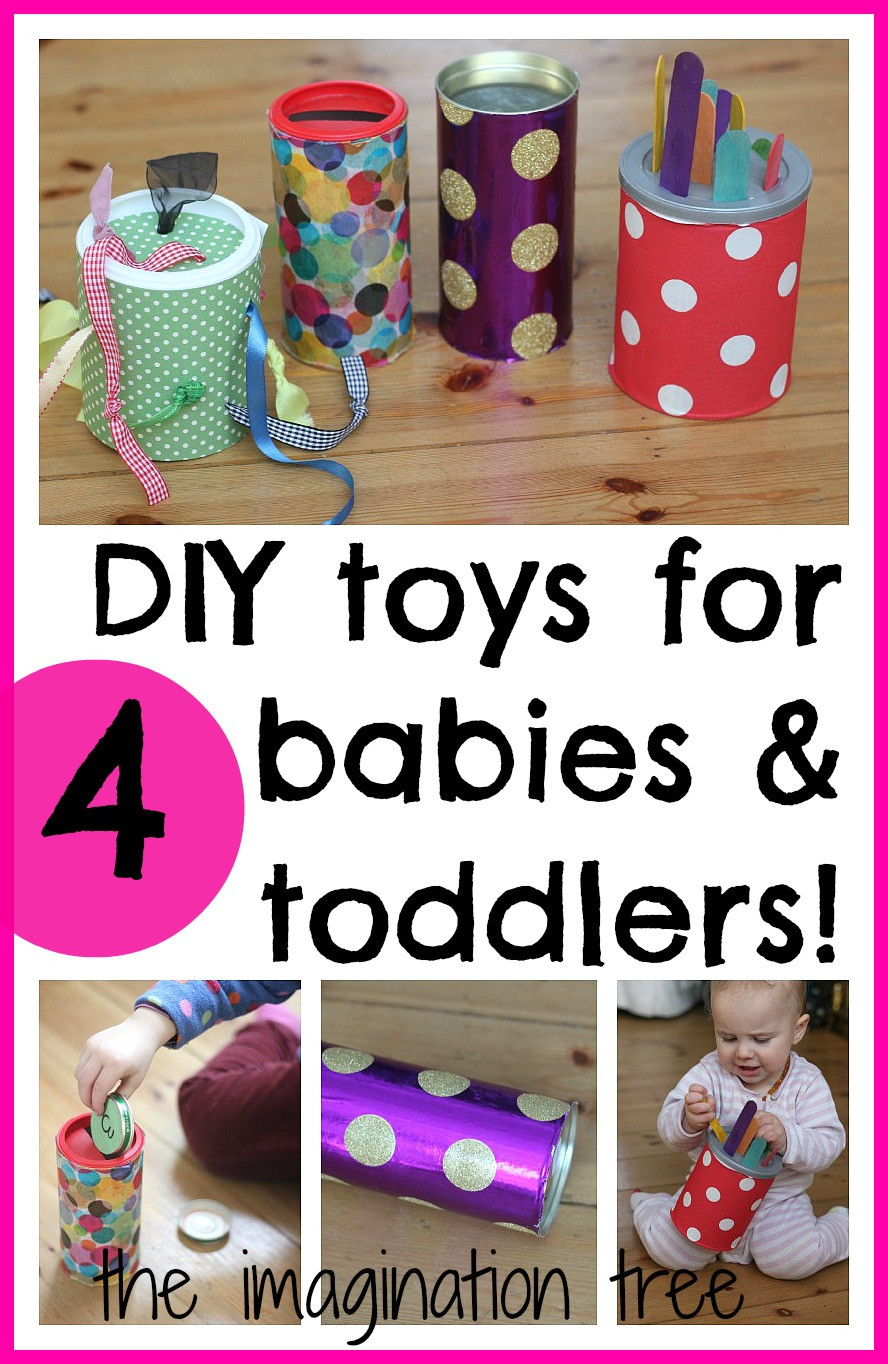Best ideas about DIY Toys For Toddlers
. Save or Pin 4 DIY Baby and Toddler Toys for Motor Skills The Now.