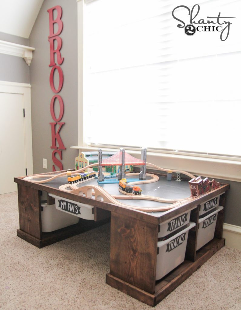 Best ideas about DIY Train Table Plans
. Save or Pin DIY Train or Lego Table Shanty 2 Chic Now.