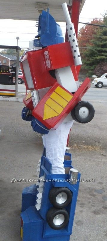 Best ideas about DIY Transformer Costume
. Save or Pin Awesome G1 Optimus Prime Costume from Recycled Materials Now.