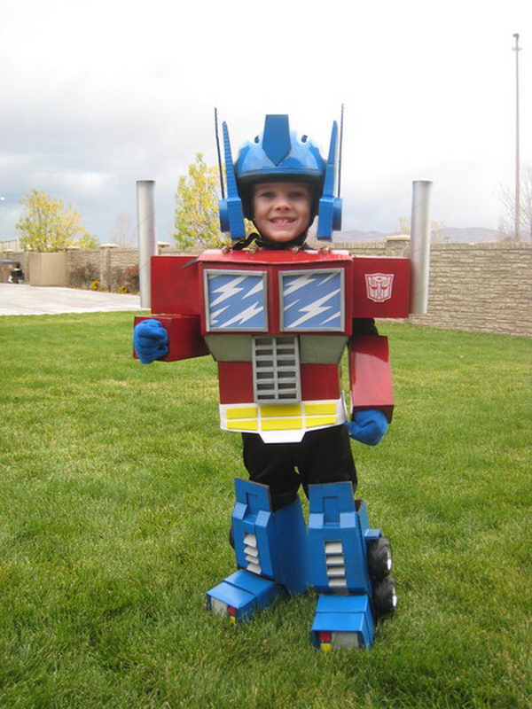 Best ideas about DIY Transformer Costume
. Save or Pin 50 Creative Homemade Halloween Costume Ideas for Kids Now.