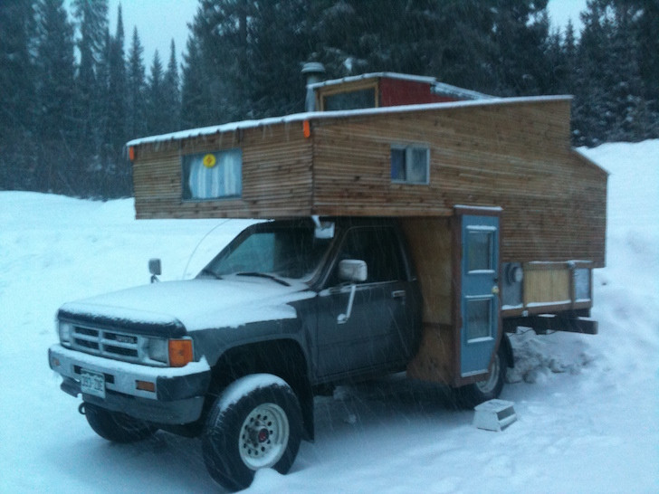 Best ideas about DIY Truck Bed Campers
. Save or Pin DIY Truck Camper Made From Reclaimed Materials Now.