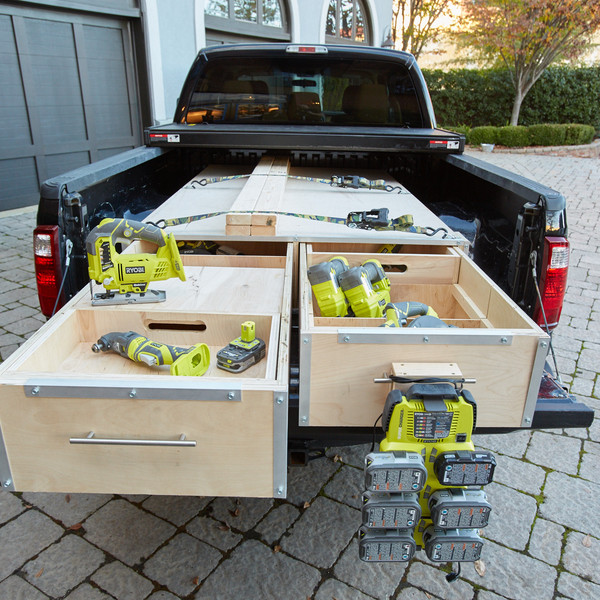 Best ideas about DIY Truck Tool Box Organizer
. Save or Pin Truck Bed Workstation RYOBI Nation Projects Now.
