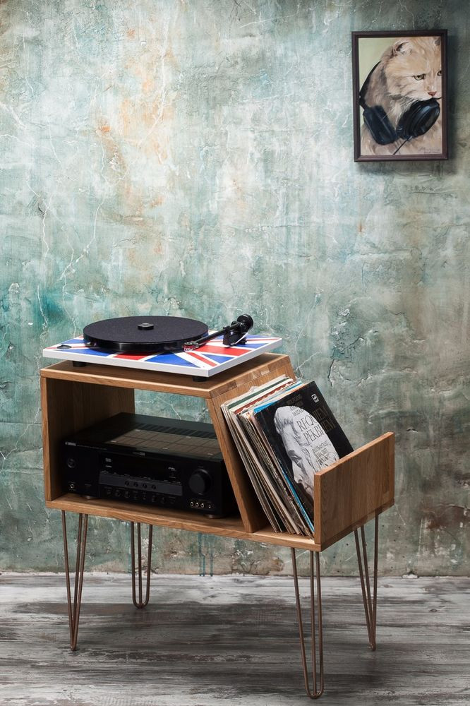 Best ideas about DIY Turntable Stand
. Save or Pin Record player stand Record Player Cabinet Media Console Now.