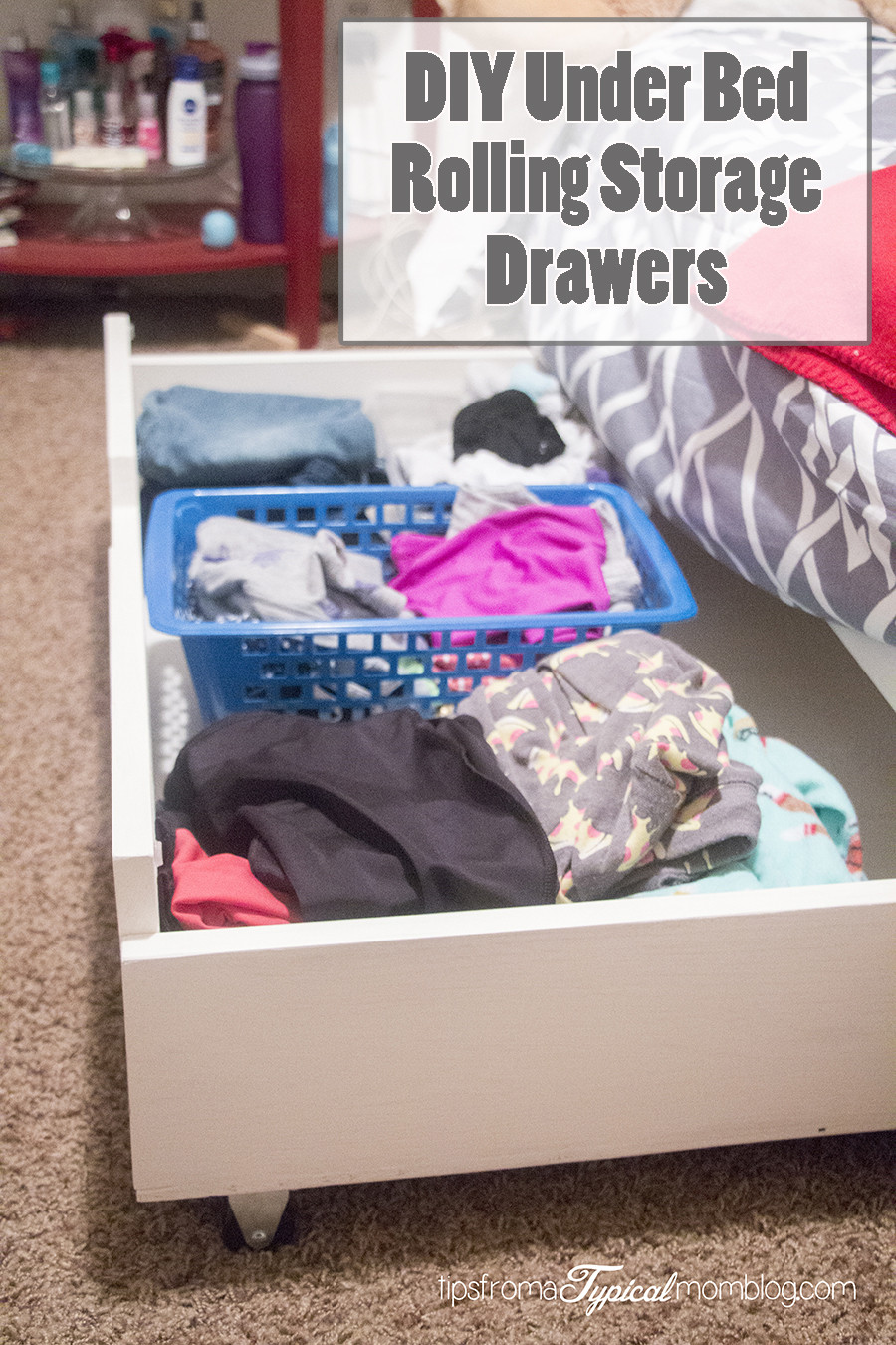 Best ideas about DIY Under Bed Storage
. Save or Pin DIY Under Bed Rolling Storage Drawers Tutorial Tips from Now.