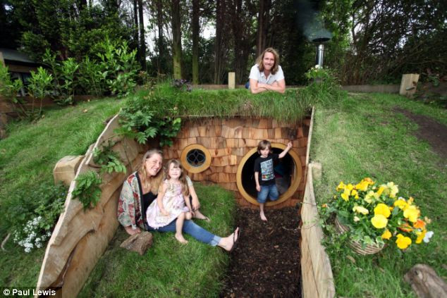 Best ideas about DIY Underground Dog House
. Save or Pin Father builds his children bespoke Hobbit house Now.