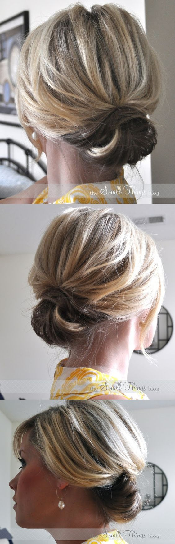 Best ideas about DIY Updos For Short Hair
. Save or Pin DIY Hairstyle Chic Up do for Short Hair Now.