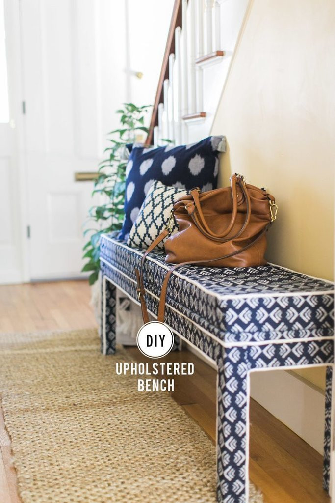 Best ideas about DIY Upholstered Benches
. Save or Pin DIY Upholstered Ikea Bench Now.