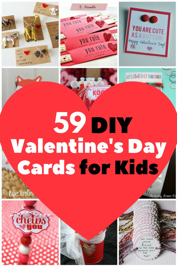 Best ideas about DIY Valentine Cards For Kids
. Save or Pin 59 Adorable Valentine s Day Cards for Children The Now.