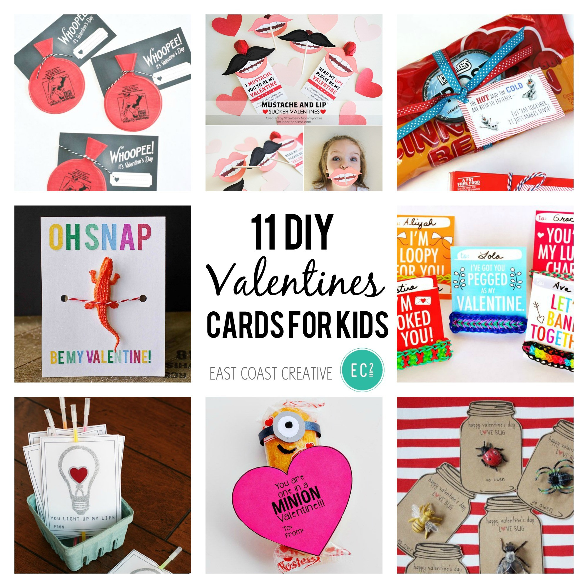 Best ideas about DIY Valentine Cards For Kids
. Save or Pin 11 DIY Valentine’s Day Cards for Kids Now.