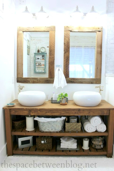 Best ideas about DIY Vanity Bathroom
. Save or Pin 14 Creative DIY Bathroom Vanities Now.