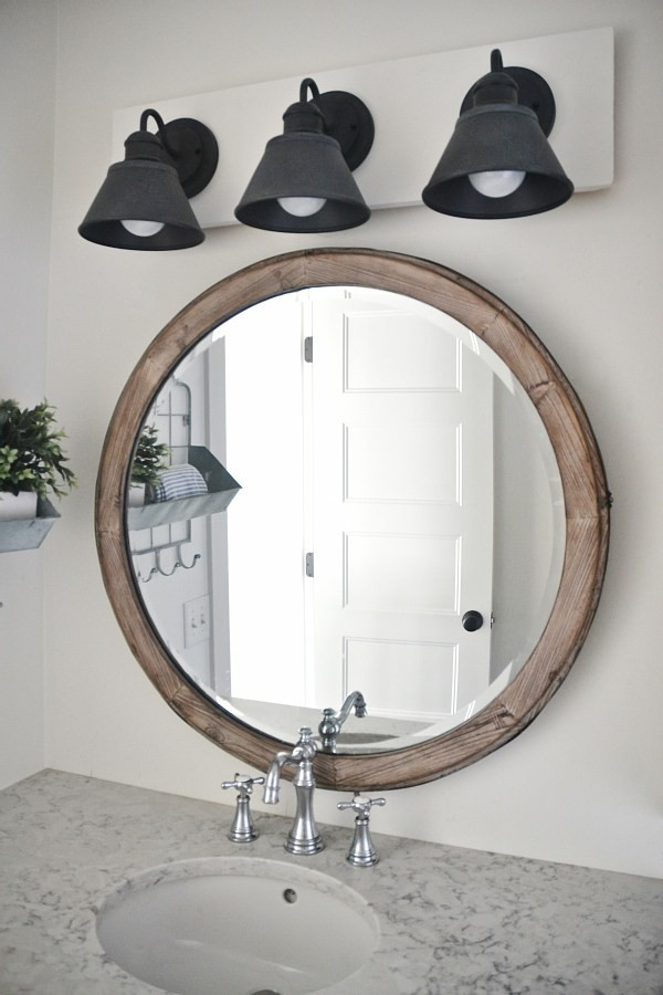 Best ideas about DIY Vanity Light
. Save or Pin DIY Farmhouse Bathroom Vanity Light Fixture Liz Marie Blog Now.