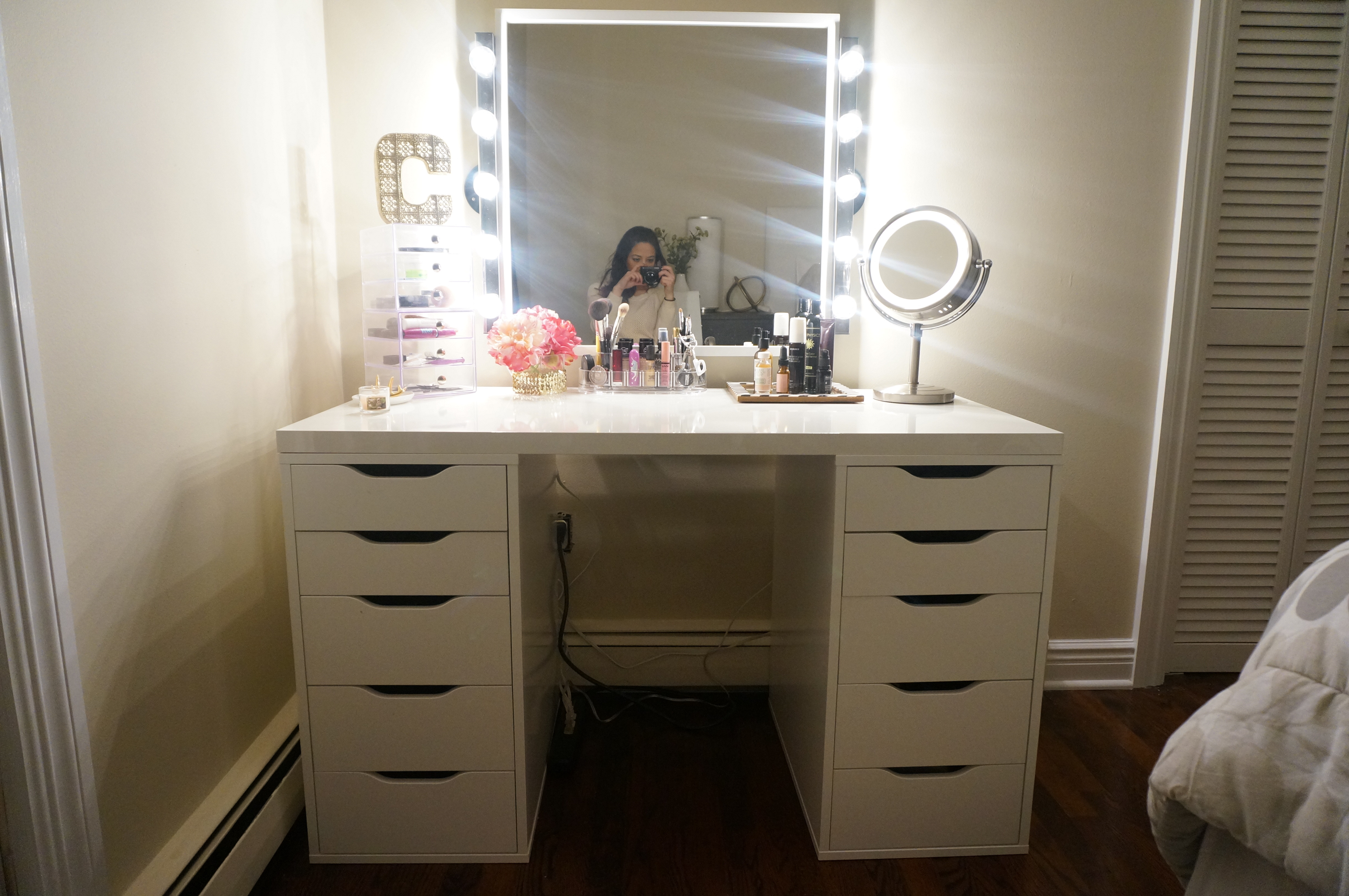 Best ideas about DIY Vanity Light
. Save or Pin DIY Makeup Vanity – Made2Style Now.