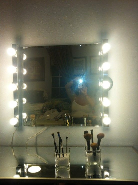 Best ideas about DIY Vanity Mirror With Lights
. Save or Pin My DIY hollywood girl inspired mirror and vanity Light Now.