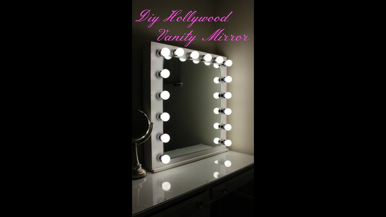 Best ideas about DIY Vanity Mirror With Lights
. Save or Pin DIY Hollywood Vanity Mirror With Lights Now.