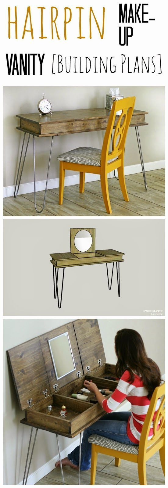 Best ideas about DIY Vanity Table Plans
. Save or Pin I love this Free building plans to make my own DIY Now.