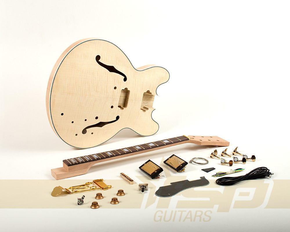 Best ideas about DIY Veneer Kit
. Save or Pin Semi Hollow Mahogany Body DIY Electric Guitar Builder Kit Now.