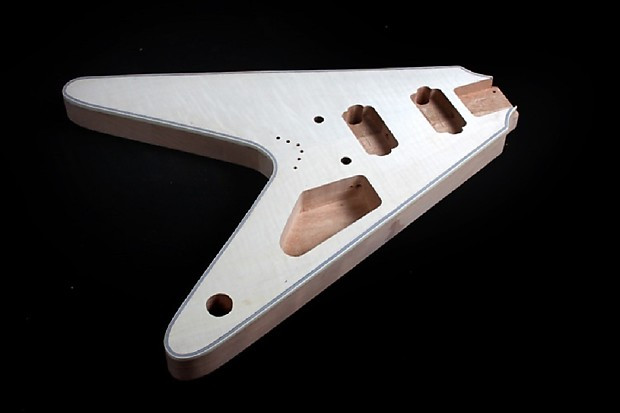 Best ideas about DIY Veneer Kit
. Save or Pin DIY Guitar Kit Flying V Project Solid Mahogany 6 Ply Now.