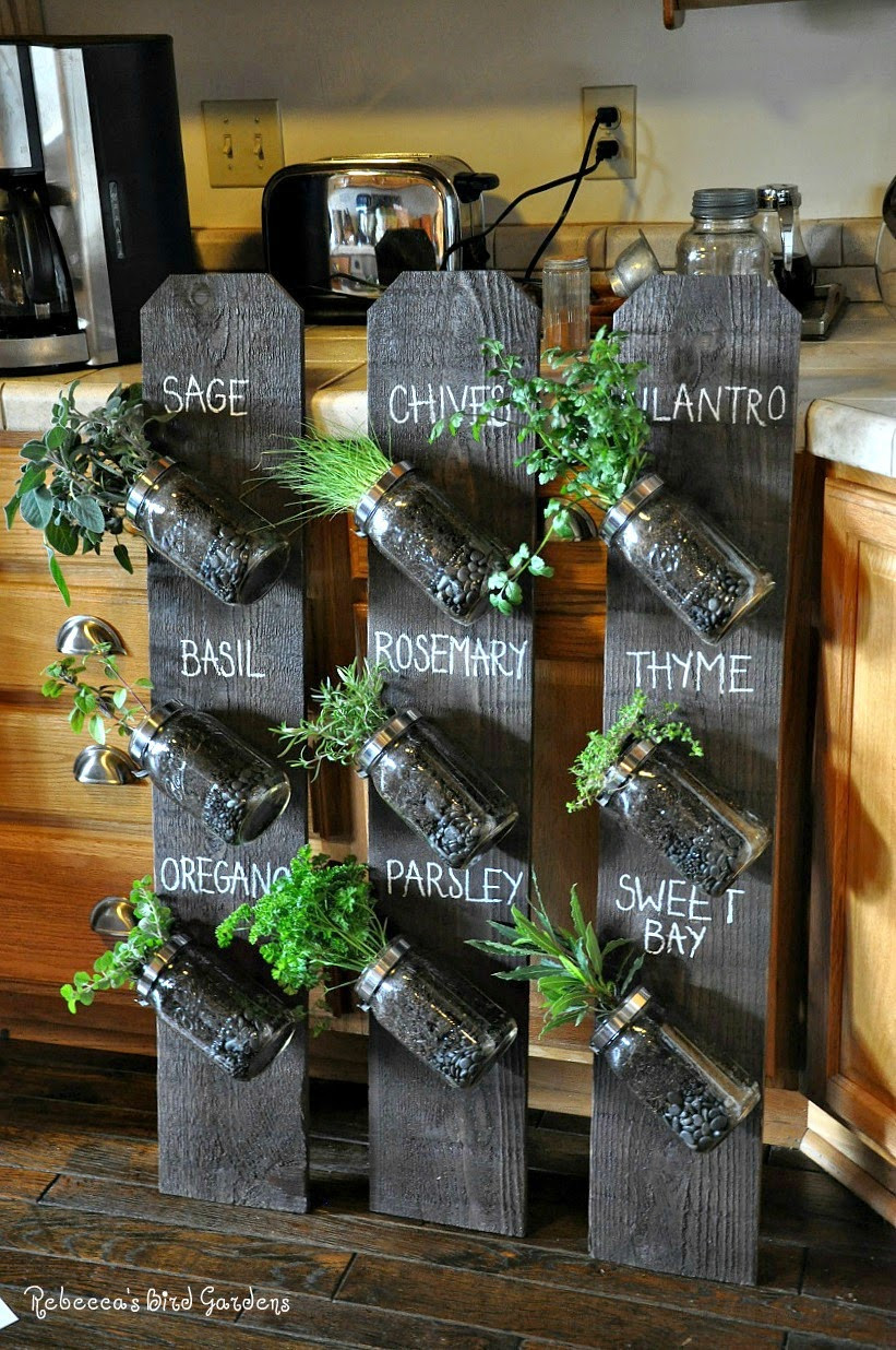 Best ideas about DIY Vertical Herb Garden
. Save or Pin 10 Easy DIY Kitchen Herb Gardens Room & Bath Now.
