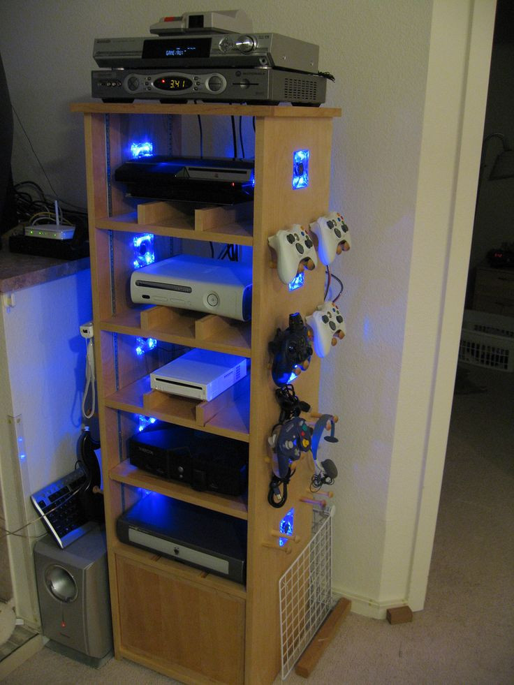 Best ideas about DIY Video Game Storage
. Save or Pin DIY Game System shelf Future Projects Pinterest Now.