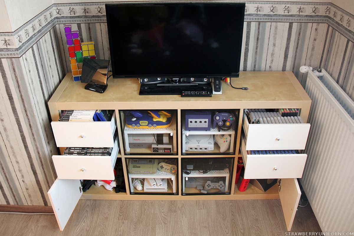 Best ideas about DIY Video Game Storage
. Save or Pin How to make an EXPEDIT retro gaming cabinet DIY Now.