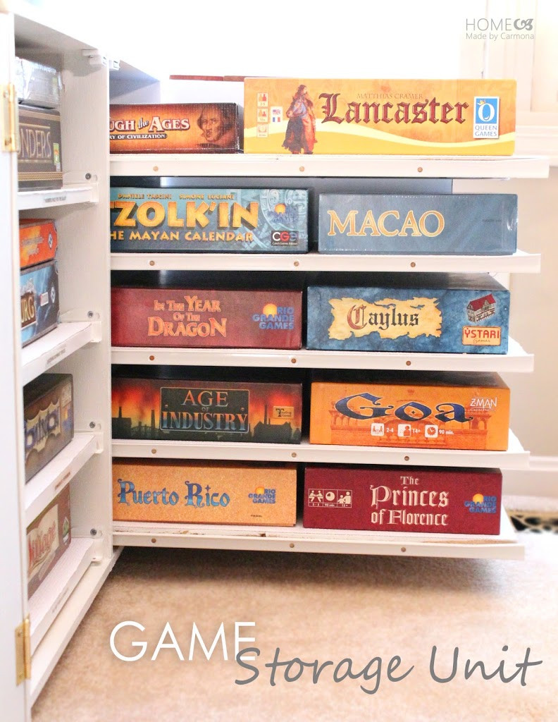 Best ideas about DIY Video Game Storage
. Save or Pin DIY Board Game Storage Unit Home Made By Carmona Now.